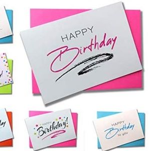Happy Birthday Greeting Card Assortment, 18 Pack,